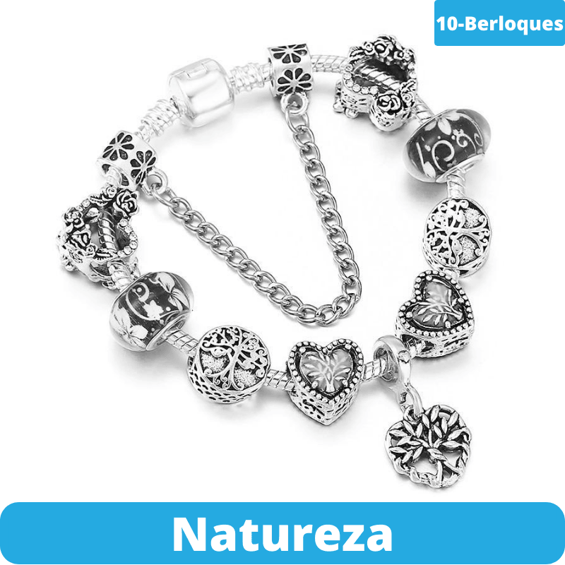 [Promoção Relâmpago] Bracelete Mais Berloques de Brinde - Frete Grátis - Genial Presentes