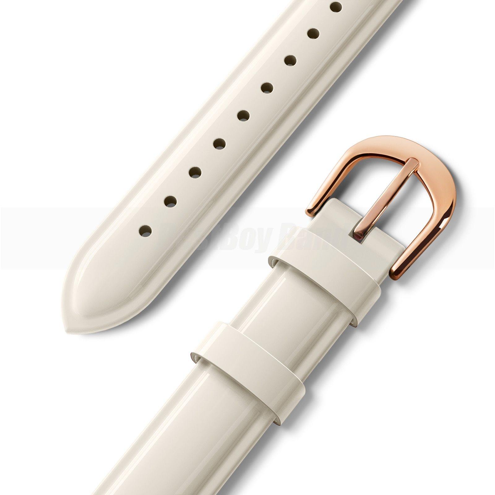 Pulseira Geekthink de couro laqueado para Apple Watch - Genial Presentes