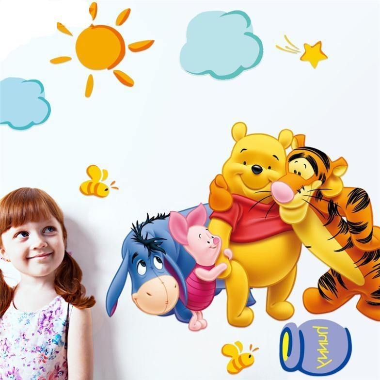 Adesivo 3D Amigos do Ursinho Pooh - Genial Presentes