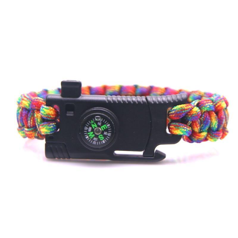 Pulseira Paracord Sobrevivência - Genial Presentes